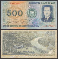 Peru 500 Soles De Oro Banknote 1976 UNC (1) Pick 115     (31953 - Other - America