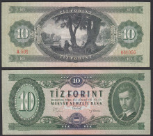UNGARN - Hungary -  10 Forint 1969 Pick 168d VF+ (3+)    (32436 - Hongrie