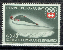 9èmes Jeux Olympiques D'hiver à Innsbruck - Paraguay