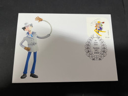 21-3-2024 (21-3-2024) Australia Post - (2023 Stamp Issued 26-6-2023) Inspector Gadget Stamp On Special Cover - Lettres & Documents