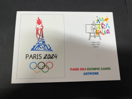 21-3-2024 (3 Y 37) Paris Olympic Games 2024 - 1 (of 12 Covers Series) - Summer 2024: Paris