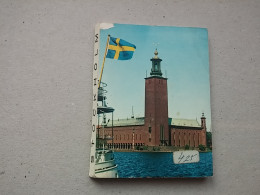 Carnet 1 - STOCKHOLM, SWEDEN, 12 VUES, SOUVENIR 8X11 CM - Suède