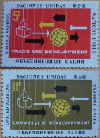 1964 UN New York 140-141 Trade And Development Conference - Unused Stamps