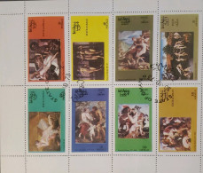 OH) 1973 OMAN,  ART . PAINTINGS - TINTORETTO, FRANCOIS BOUCHER, RUBENS, HANS VON  MAREES, HANS VON AACHEN, EDOUARD MANET - Oman