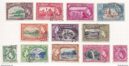 1953-59 TRINIDAD, SG 267/278 Set Of 12 USED - Andere & Zonder Classificatie