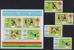 F-EX46823 GHANA MNH 1978 WORLD FOOTBALL SOCCER CHAMPIONSHIP WINNER OVERPRINT.  - 1978 – Argentine