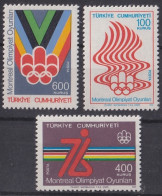 F-EX47643 TURKEY MNH 1976 MONTREAL OLYMPIC GAMES.  - Estate 1976: Montreal