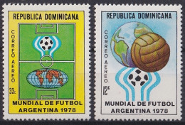 F-EX47648 DOMINICANA REP MNH 1978 WORLD CHAMPIONSHIP SOCCER FOOTBALL.  - 1978 – Argentina