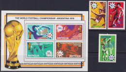 F-EX47657 ANTIGUA MNH 1978 WORLD SOCCER CHAMPIONSHIP CUP.  - 1978 – Argentina