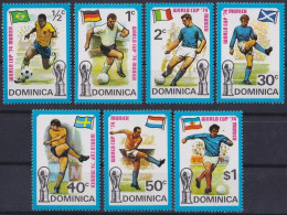 F-EX47663 DOMINICA MLH 1974 WORLD CUP SOCCER FOOTBALL.  - 1974 – Alemania Occidental