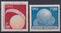 F-EX47666 CHILE MNH 1974 WORLD CUP SOCCER FOOTBALL.  - 1974 – West Germany