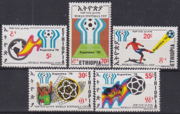 F-EX47675 ETHIOPIA MNH 1978 WORLD FOOTBALL SOCCER CHAMPIONSHIP - 1978 – Argentina