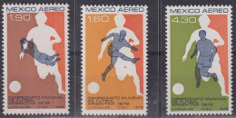 F-EX47676 MEXICO MNH 1978 WORLD FOOTBALL SOCCER CHAMPIONSHIP.  - 1978 – Argentine