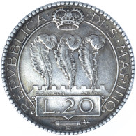 République De Saint-Marin-20 Lire 1932 Rome - San Marino