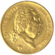 Louis XVIII-40 Francs 1818 Lille - 40 Francs (goud)