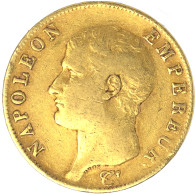 Premier-Empire-40 Francs Napoléon Ier Tête Nue 1806 Limoges - 40 Francs (or)