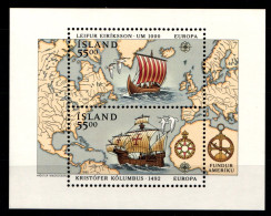Färöer Inseln Block 5 Mit 233-234 Postfrisch #GZ064 - Färöer Inseln