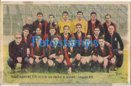 225751 ARGENTINA SOCCER FUTBOL PRIMER EQUIPO DE SAN LORENZO DE ALMAGRO TEMPORADA 1959 POSTAL POSTCARD - Argentine