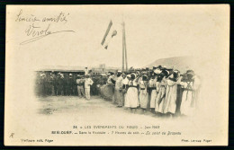 A68  ALGERIE CPA BENI-OUNIF  - DANS LA REDOUTE , LE SALUT AU DRAPEAU - Collections & Lots