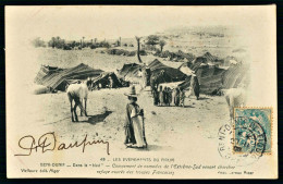 A68  ALGERIE CPA BENI-OUNIF  - CAMPEMENT DE NOMADES VENANT CHERCHER REFUGE AUPRES DES TROUPES FRANCAISES - Sammlungen & Sammellose