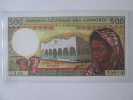 Comoros/Comores 500 Francs 1994 UNC Banknote Series:59050 - Comore