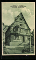 AK Neustadt /Odenwald, Altdeutsches Haus Mit Dem Wahrzeichen Der Früheren Gerichtsbarkeit  - Odenwald