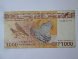 French Pacific Territories/DOM-TOM 1000 Francs 2014 Banknote See Pictures - Territori Francesi Del Pacifico (1992-...)