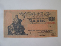 Argentina 1 Peso 1946 Banknote In Very Good Condition See Pictures - Argentinië