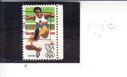 STATI UNITI  1983 - Yvert  A  100° -  Sport -corsa - Atletica - 3a. 1961-… Used