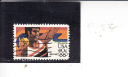 STATI UNITI  1983 - Yvert  A  95° -  Sport  -lancio Del Peso - 3a. 1961-… Used