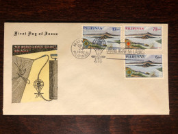PHILIPPINES FDC COVER 1962 YEAR MALARIA HEALTH MEDICINE STAMPS - Philippines