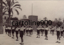 Colonie Italiane Colonia Italiana Tripolitania Libia Tripoli Veduta Esercitazione Piccoli Balilla ( Fotografia/v.retro) - Libyen