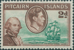 Pitcairn Islands 1940 SG4 2d Bligh And The Bounty MLH - Pitcairneilanden