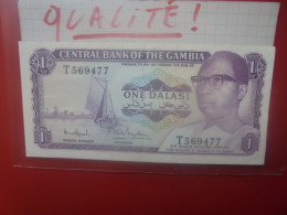 GAMBIE 1 DALASI 1971-87 Signature N°8 Circuler Belle Qualité COTES:9-14,5$ (B.33) - Gambia