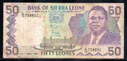 329-Sierra Leone 50 Leones 1988 C14 - Sierra Leone