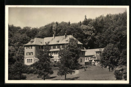 AK Lichtenstein über Reutlingen, Das Alb-Hotel Traitelberg  - Reutlingen