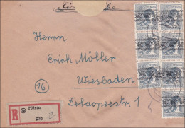 BiZone:  Einschreiben Aus Höxter Nach Wiesbaden 1948 - Lettres & Documents