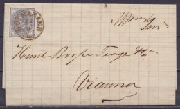 Portugal - L. Affr. 2r Càd GUIMARAES /22/8/1880 Pour VIANNA DO CASTELO (au Dos: Càd Arrivée) - Lettres & Documents