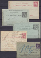 Ensemble De 5 Entiers Postaux Plis Pneumatiques (cartes & Enveloppes) - Neufs & Circulés - Voir Scans - Rohrpost