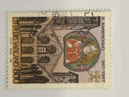 1997 - 1600 Anniversario Della Morte Di Sant’Ambrogio - Lire 800 - Usato - Gebraucht