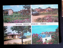 Cp, Yougoslavie, Villas Turist, Spadici - Porec, Yugoslavia, Voyagée 1974, Multi Vues - Jugoslawien