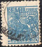 Brésil Poste Obl Yv: 467 Mi:707XI Siderurgia (Beau Cachet Rond) - Usati