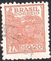 Brésil Poste Obl Yv: 465 Mi:701XI Agriculture (cachet Rond) - Usati