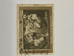 1960 - Natale -Vergine E Bambino, Opera Del Gherardo Delle Notti - Lire 15 - Usato - Oblitérés