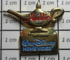511D  Pin's Pins / Beau Et Rare / DISNEY / FILM WALT DISNEY HOME VIDEO ALADDIN LAMPE MAGIQUE - Disney