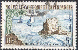 Nle-Calédonie Poste Obl Yv: 304 Mi:380 Nouméa-Le Rocher à La Voile (cachet Rond) - Usados