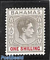 Bahamas 1938 1Sh, Stamp Out Of Set, Unused (hinged) - Other & Unclassified