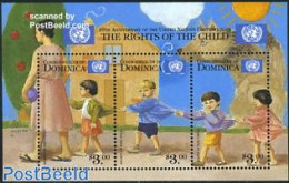 Dominica 1999 Children Rights 3v M/s, Mint NH, History - Various - United Nations - Justice - Repubblica Domenicana