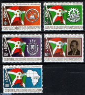 Burundi 1983 Independence 5v, Mint NH, History - Various - Flags - Maps - Geography