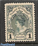 Netherlands 1898 Coronation 1v [Kroningsgulden], Unused (hinged), History - Kings & Queens (Royalty) - Ongebruikt